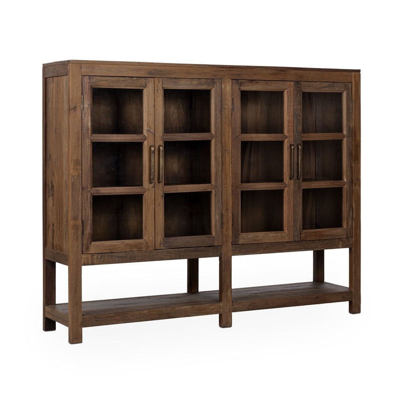 Kharga - 4 Door Cabinet - Natural - JaxCo Furniture