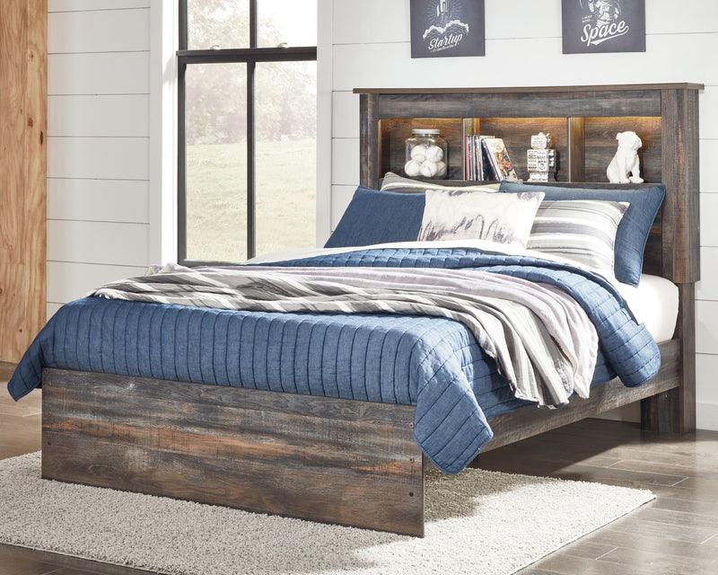 Drystan - Panel Bookcase Bed - JaxCo Furniture