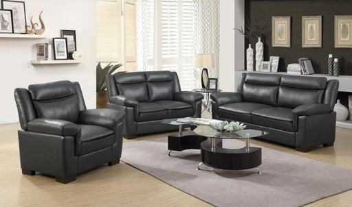 Arabella - Upholstered Padded Arm Sofa Set - JaxCo Furniture
