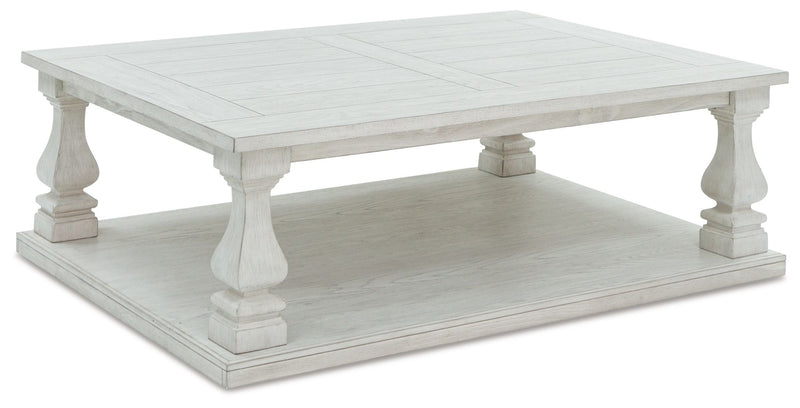 Arlendyne - Antique White - Rectangular Cocktail Table - JaxCo Furniture