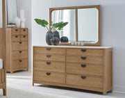 Escape - Bedroom 8 Drawer Dresser - Glazed Natural Oak - JaxCo Furniture