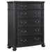 Celina - 5-Drawer Bedroom Chest - Black - JaxCo Furniture