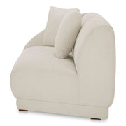 Fraser - Left Arm Facing Sofa - Off White - JaxCo Furniture