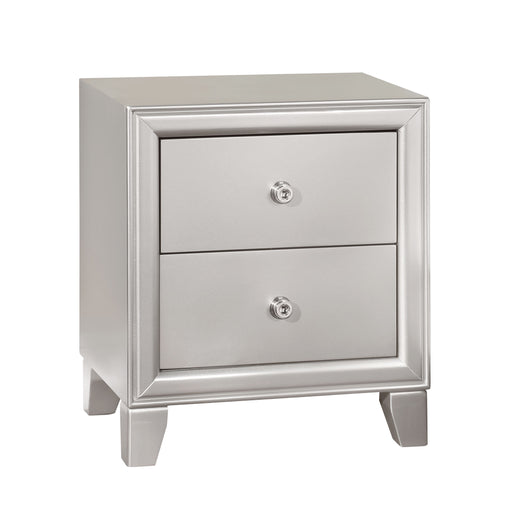 Omni - Nightstand - Pearl Silver - JaxCo Furniture