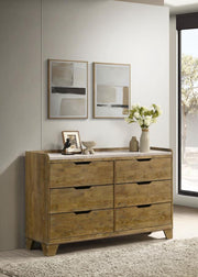 Henderson - 6-Drawer Bedroom Dresser Cabinet - JaxCo Furniture