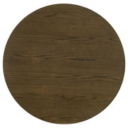 Ottowa - Round Wood Dining Table With Shelf - Brown - JaxCo Furniture