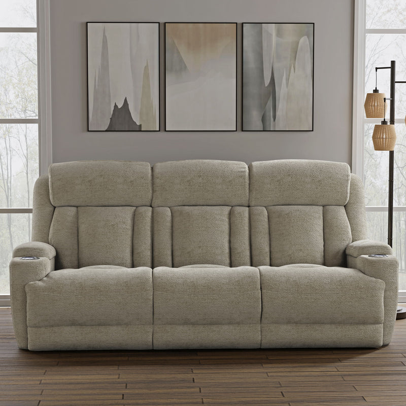 Dalton - Power Drop Down Console Sofa - JaxCo Furniture