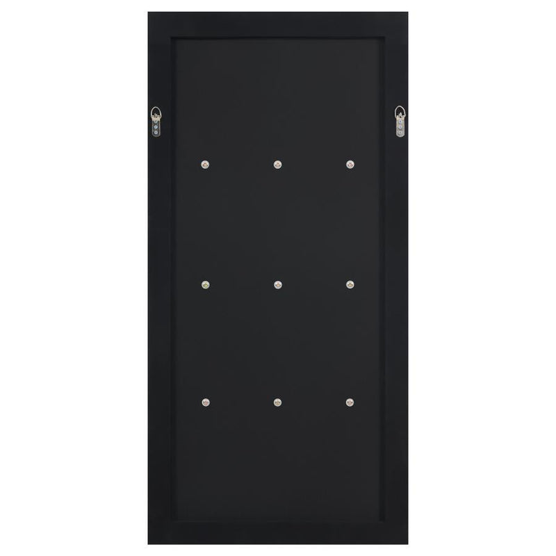 Oriel - Rectangular 3-Shelf Wall Mirror - Silver - JaxCo Furniture