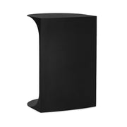 Cote - 16" Metal Accent Table - Black - JaxCo Furniture