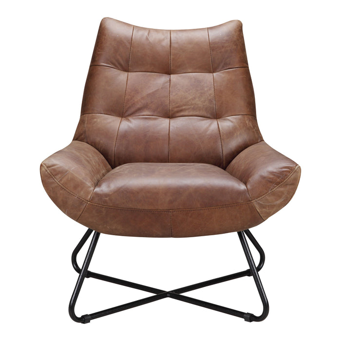 Graduate - Lounge Chair - Cappuccino - JaxCo Furniture