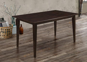 Gabriel - Rectangular Wood Dining Table - Cappuccino - JaxCo Furniture