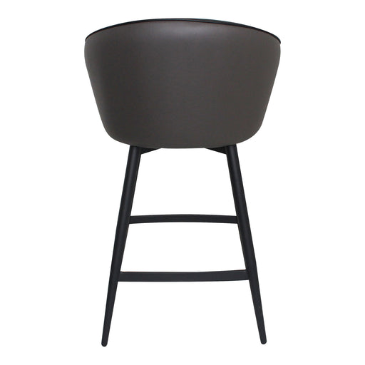 Webber - Swivel Counter Stool - Charcoal - JaxCo Furniture