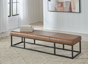 Joston - Caramel - Accent Bench - JaxCo Furniture