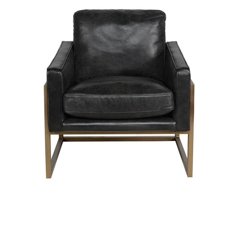 Ken - Club Chair - Black - JaxCo Furniture