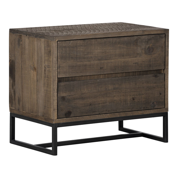 Elena - Nightstand - Brown - JaxCo Furniture