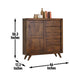 Pasco - Gentleman's Chest With Glides - Brown - JaxCo Furniture