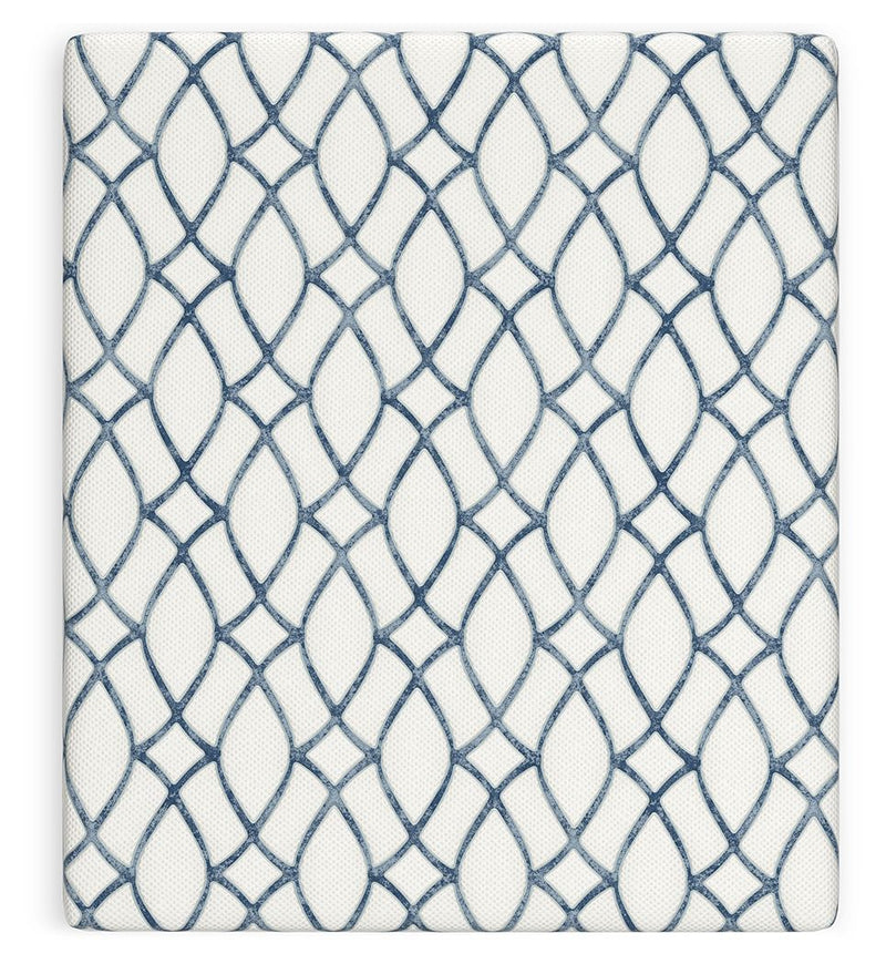 12 Inch Chime Elite 2.0 - White / Blue - California King Mattress - JaxCo Furniture