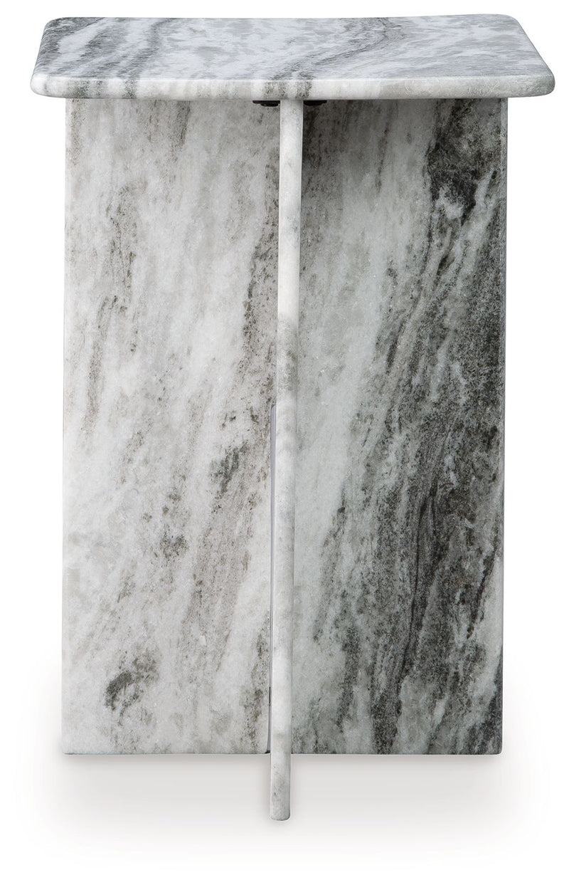 Keithwell - Gray - Square Accent Table - JaxCo Furniture