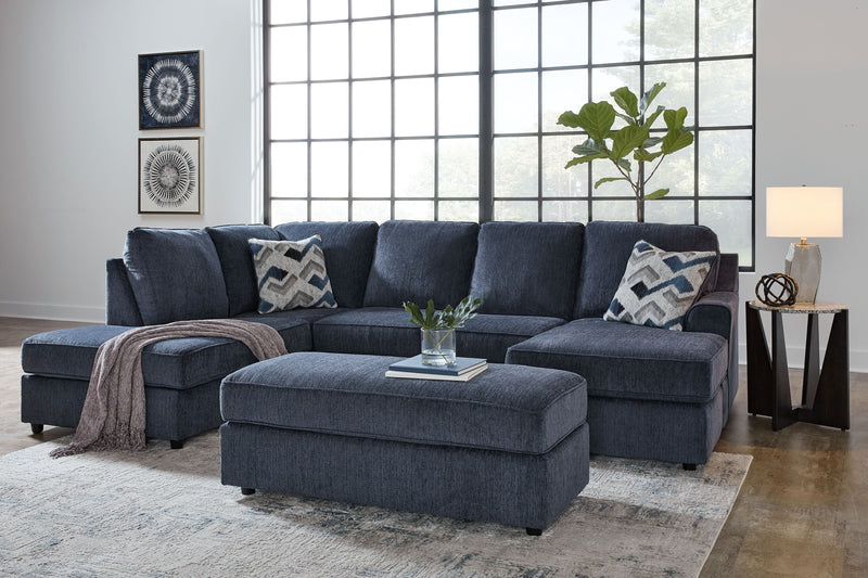 Albar Place - Sectional With Ottoman - JaxCo Furniture