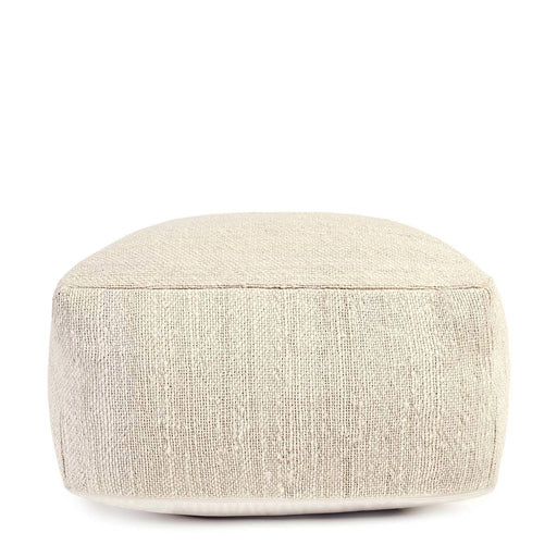Halter - Pouf - Ivory - JaxCo Furniture