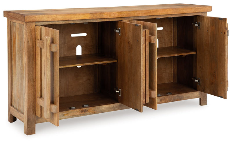 Dresor - Natural - Accent Cabinet - JaxCo Furniture