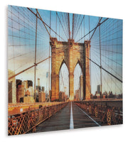 Shayward - Blue / Amber - Wall Art - JaxCo Furniture