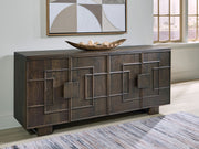 Cato - Dark Brown - Accent Cabinet - JaxCo Furniture