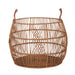 Rug Displays - Rattan Iron Basket - JaxCo Furniture