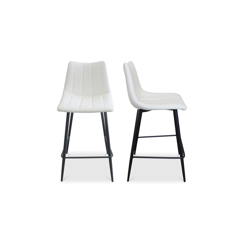 Alibi - Counter Stool (Set of 2) - Ivory - JaxCo Furniture