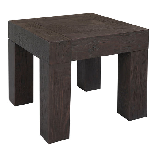 Evander - Side Table - Dark Brown - JaxCo Furniture