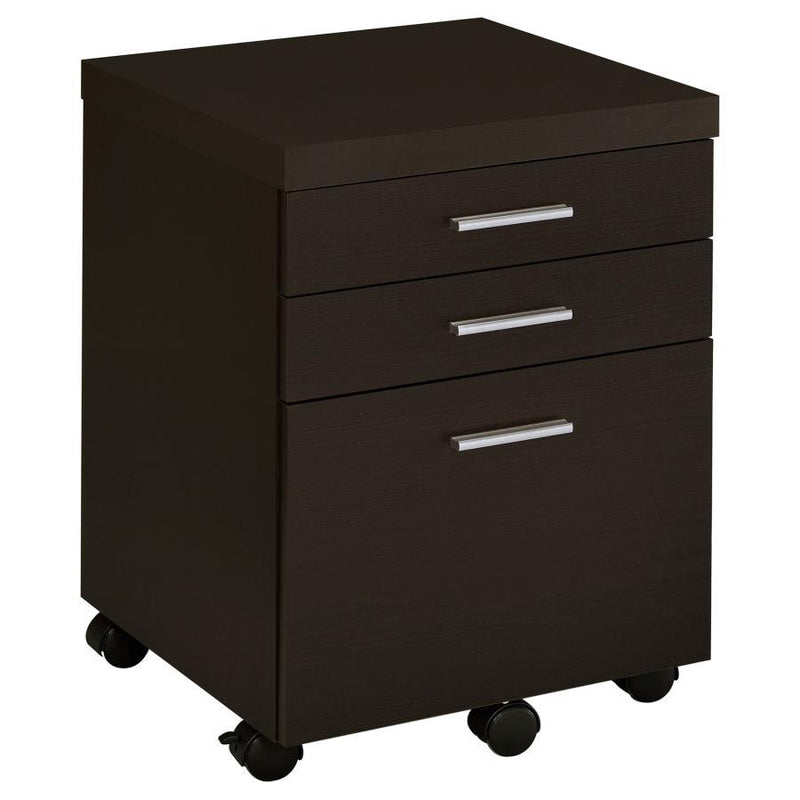 Skeena - 3-Drawer Mobile Office Cabinet - JaxCo Furniture