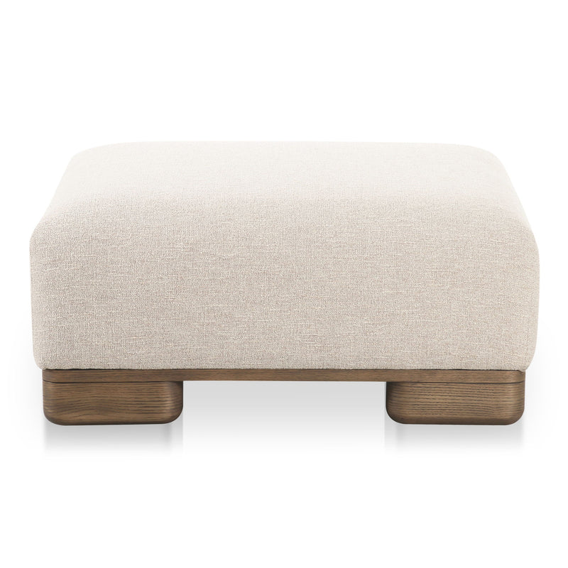 June - Ottoman - Oatmeal - JaxCo Furniture