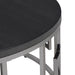 Ester - Round End Table - Chrome - JaxCo Furniture