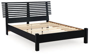 Danziar - Slat Panel Bed With Low Footboard - JaxCo Furniture