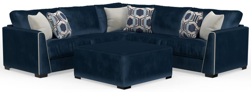 Jetson - Sectional, Accent Pillows & Cocktail Ottoman Set - JaxCo Furniture