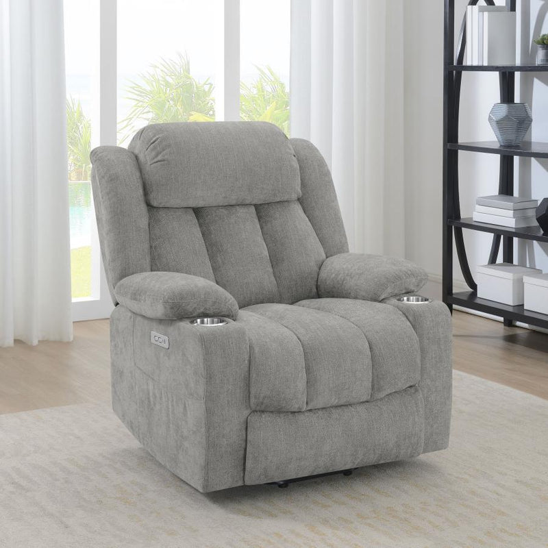 Houston - Upholstered Power Lift Recliner Chair - JaxCo Furniture