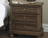 Flynnter - Medium Brown - Two Drawer Night Stand - JaxCo Furniture