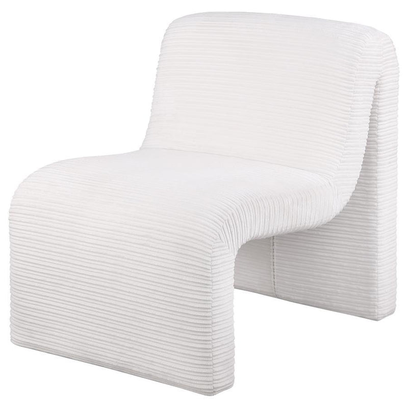 Drayton - Upholstered Curved Armless Accent Chair - JaxCo Furniture