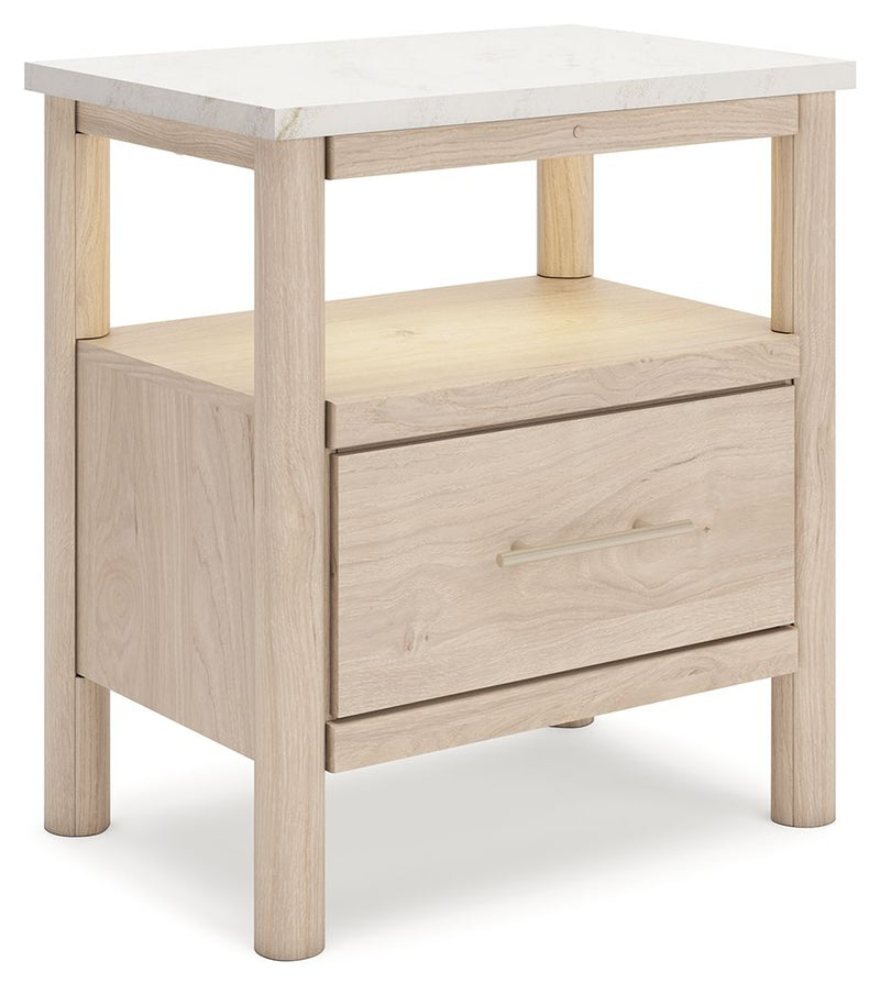 Cadmori - One Drawer Night Stand - JaxCo Furniture