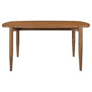 Dortch - Oval Solid Wood Dining Table - Walnut - JaxCo Furniture