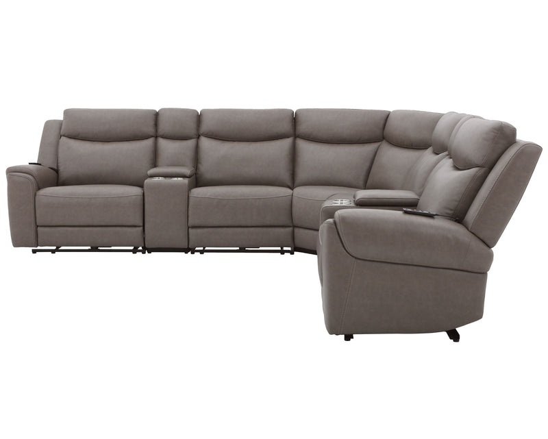 Momentum - Modular Power Reclining Sectional With Power Adjustable Headrests - JaxCo Furniture