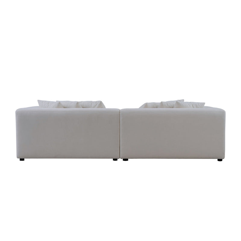 Davie - Sofa - Warm White - JaxCo Furniture