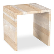 Rosa - Accent Table - Multicolor Marble - JaxCo Furniture
