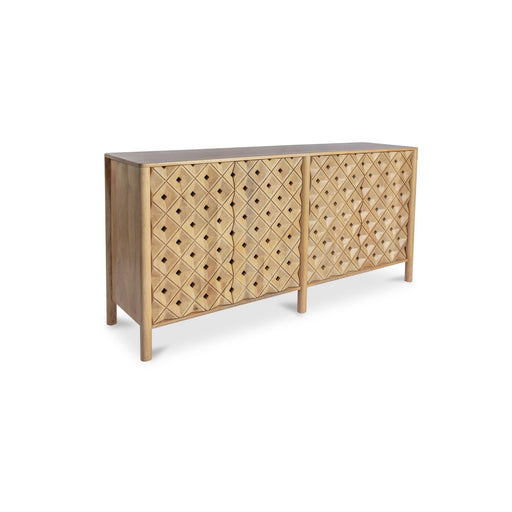 Fulton - 4 Door Sideboard - Natural - JaxCo Furniture