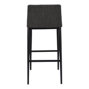 Baron - Barstool - Charcoal - JaxCo Furniture