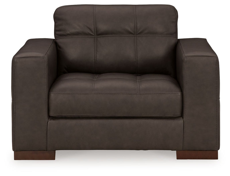 Luigi - Thunder - Chair And A Half - JaxCo Furniture