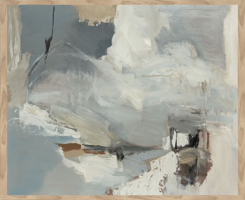 Wake - 48" x 72" Painting By Buddy Whitlock - Blue - JaxCo Furniture