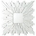 Brantley - Square Sunburst Wall Mirror - Silver - JaxCo Furniture