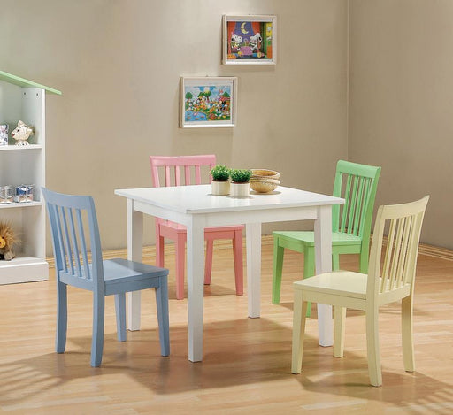 Rory - 5 Piece Kids Table And Chairs Set - Multi Color - JaxCo Furniture