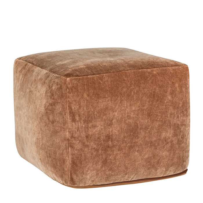 Poufs - Heirloom Velvet Pouf - JaxCo Furniture